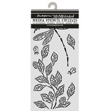 Stamperia Wonderland Thick Stencils 12x25cm Dragonfly (KSTDL161)