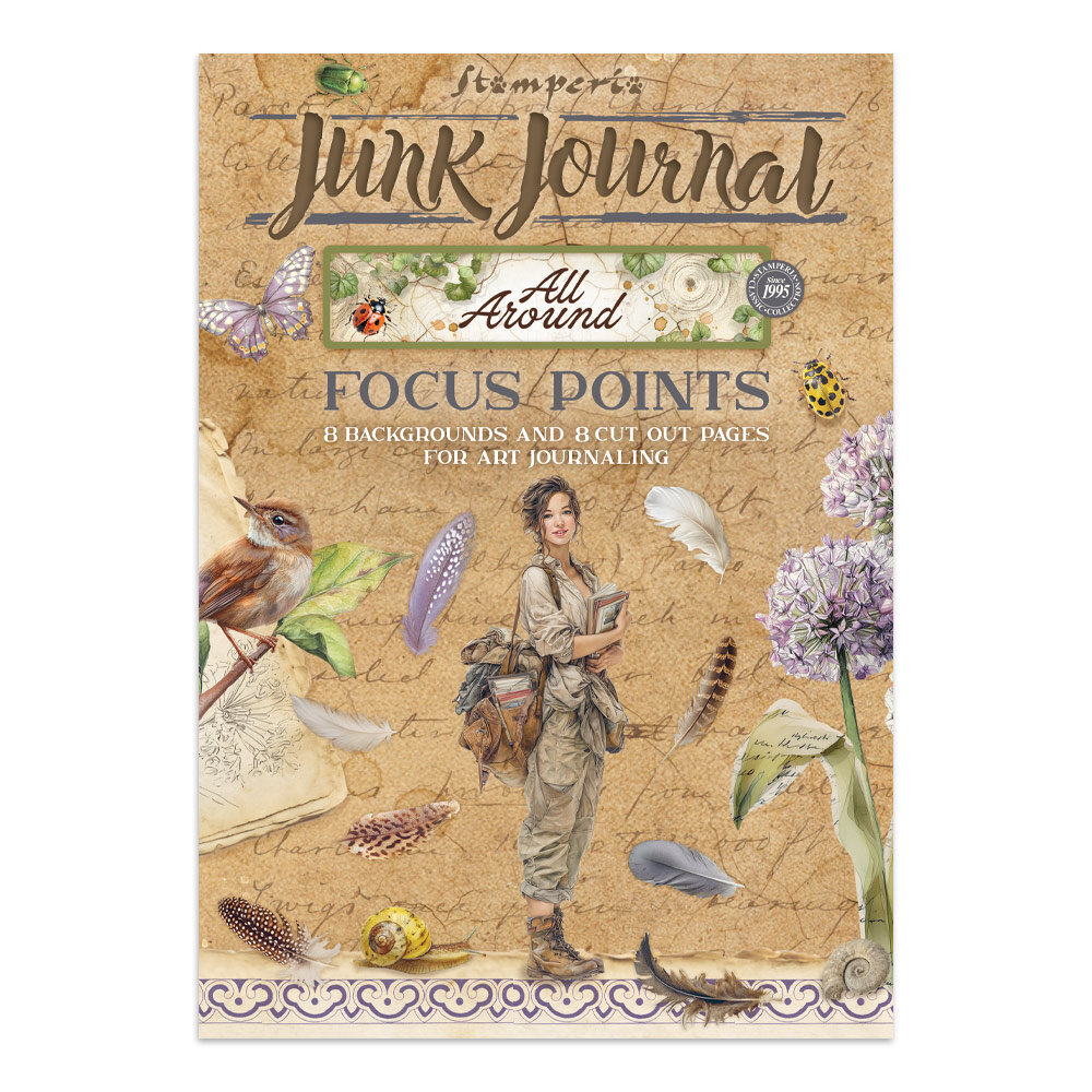 Stamperia All Around A5 Junk Journal Focus Points (SBJKS02) Stamperia All Around A5 Junk Journal Focus Points (SBJKS02)