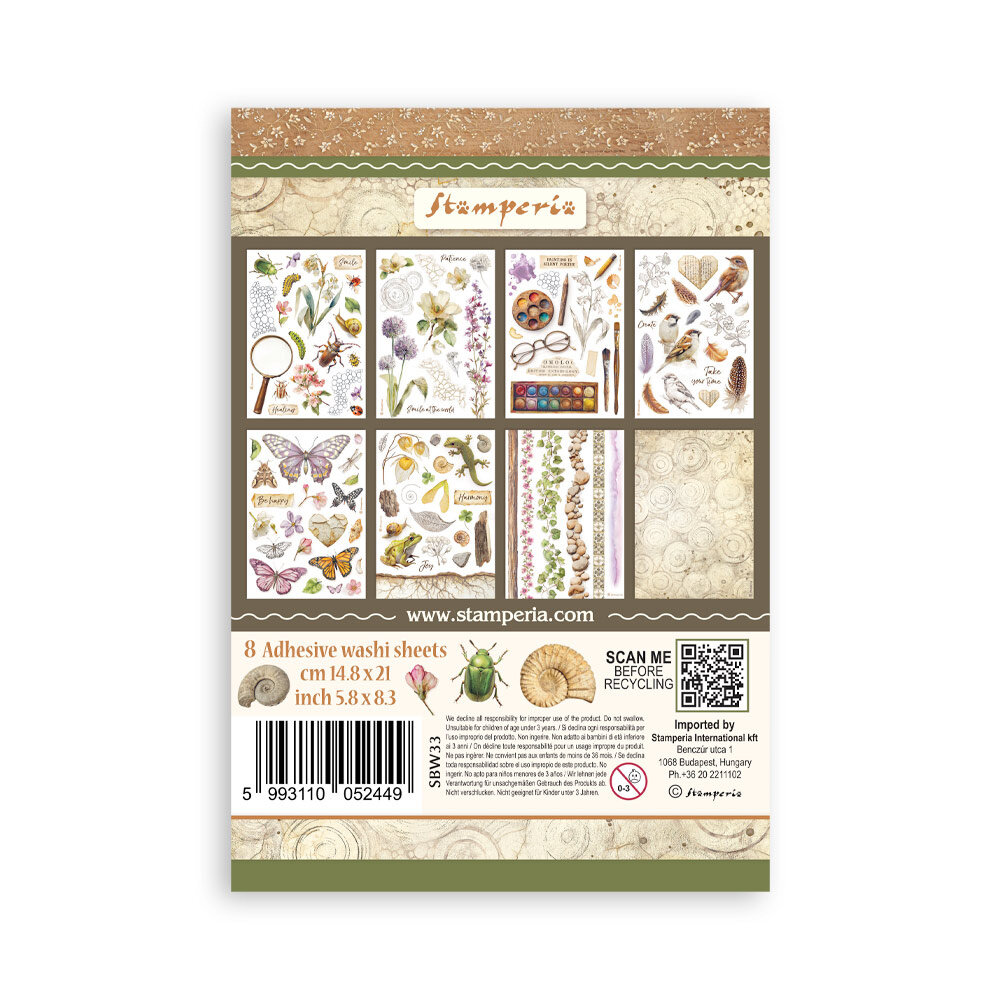 Stamperia All Around A5 Washi Pad (SBW33) Stamperia All Around A5 Washi Pad (SBW33)