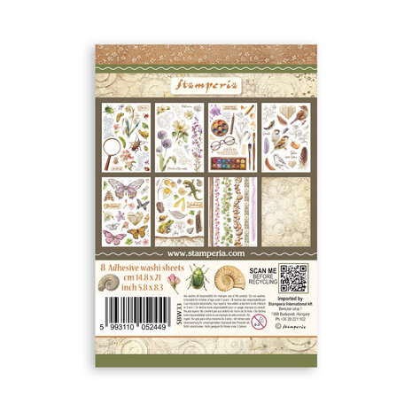 Stamperia All Around A5 Washi Pad (SBW33) Stamperia All Around A5 Washi Pad (SBW33)