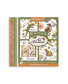 Stamperia All Around 6x6 Inch Rub-On Assortment (DFLRBX14)