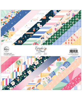 Pinkfresh Studio Fresh Start 12x12 inch Paper Pack (318526) Pinkfresh Studio Fresh Start 12x12 inch Paper Pack (318526)