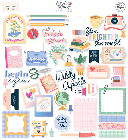Pinkfresh Studio Fresh Start Ephemera (320026) Pinkfresh Studio Fresh Start Ephemera (320026)