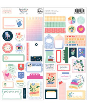 Pinkfresh Studio PRE-ORDER Fresh Start Cardstock Stickers (320126)