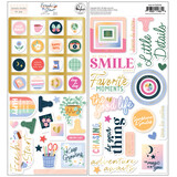 Pinkfresh Studio Fresh Start Chipboard Stickers (320226)