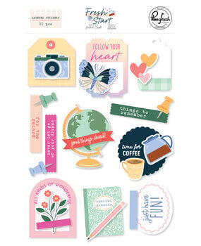 Pinkfresh Studio PRE-ORDER Fresh Start Puffy Stickers (320526)