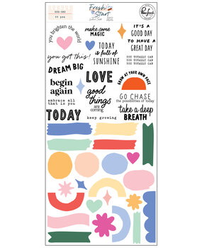 Pinkfresh Studio PRE-ORDER Fresh Start Rub-ons (320626)