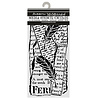 Stamperia All Around Thick Stencils 12x25cm Letter and Feathers (KSTDL159)