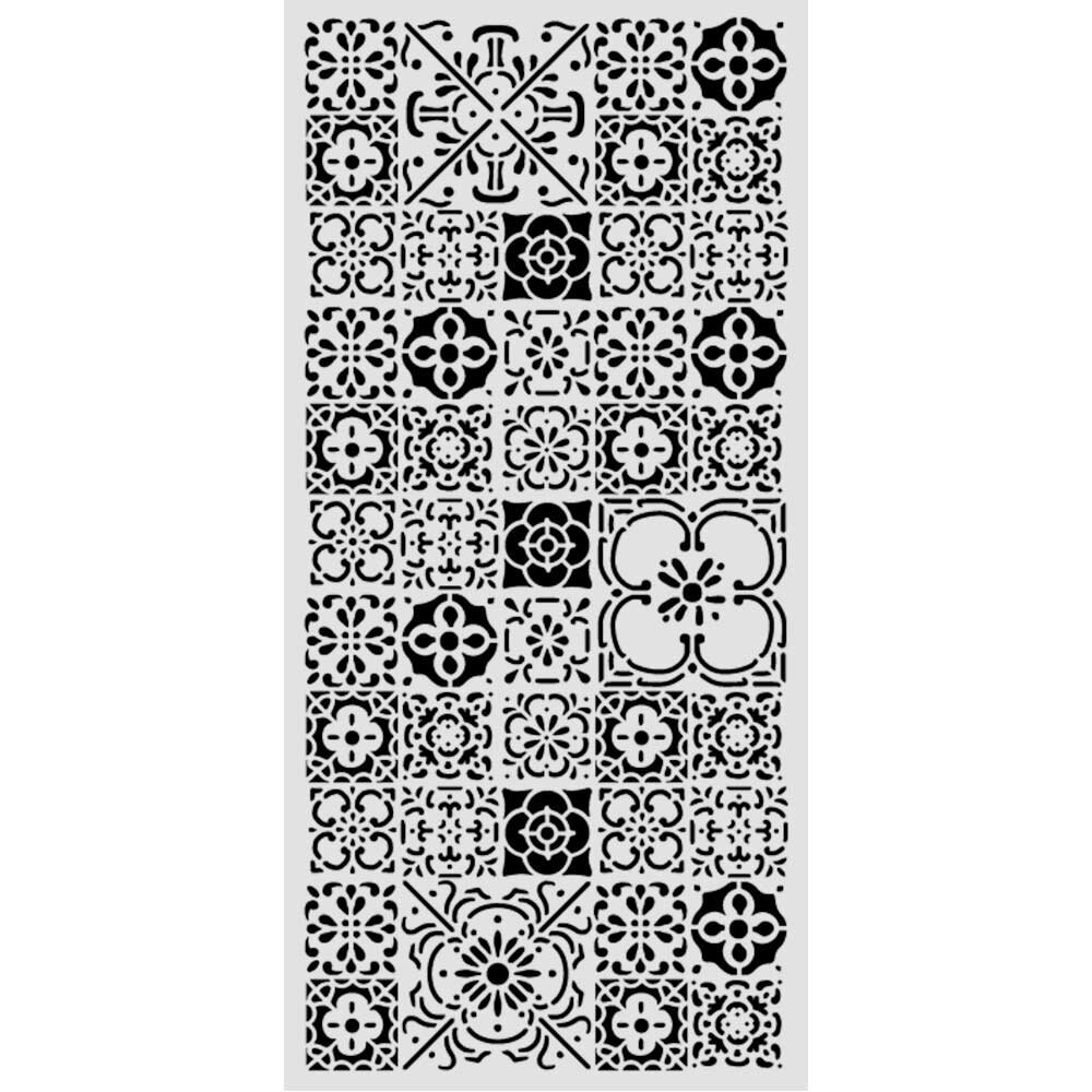 Stamperia All Around Thick Stencils 12x25cm Tile (KSTDL160) Stamperia All Around Thick Stencils 12x25cm Tile (KSTDL160)