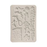Stamperia All Around A5 Silicon Mould Flowers and Leaves (KACMA611)