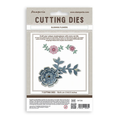 Stamperia All Around Cutting Dies A6 Blooming Flowers (SFT20)