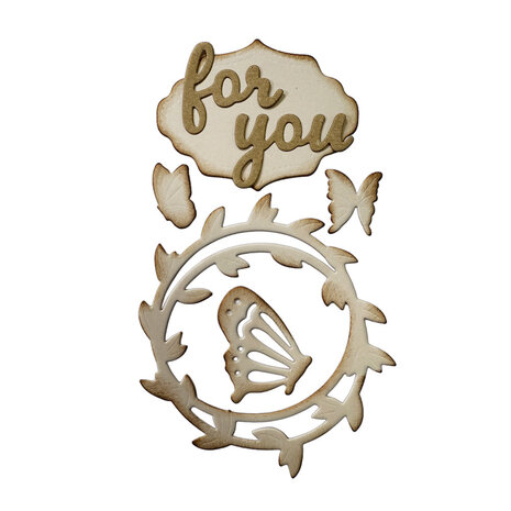 Stamperia All Around Cutting Dies A6 For you Wreath (SFT21)