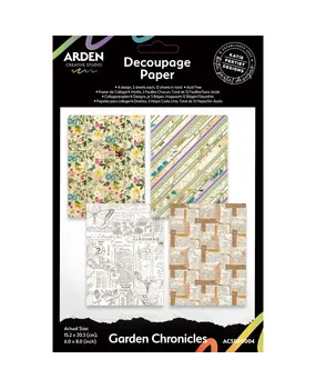 Arden Creative Studio PRE-ORDER Garden Chronicles 6x8 Inch Decoupage Paper (ACSDP0004) Arden Creative Studio PRE-ORDER Garden Chronicles 6x8 Inch Decoupage Paper (ACSDP0004)