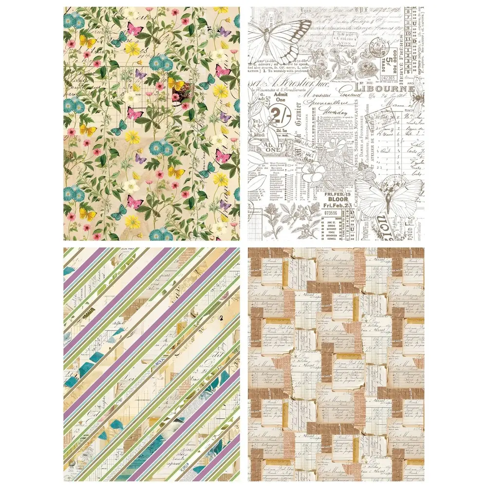 Arden Creative Studio PRE-ORDER Garden Chronicles 6x8 Inch Decoupage Paper (ACSDP0004) Arden Creative Studio PRE-ORDER Garden Chronicles 6x8 Inch Decoupage Paper (ACSDP0004)