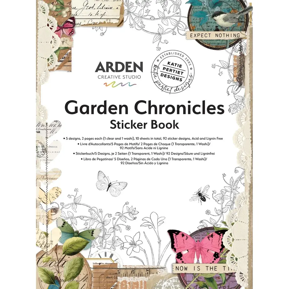 Arden Creative Studio PRE-ORDER Garden Chronicles Sticker Book (ACSSB0002) Arden Creative Studio PRE-ORDER Garden Chronicles Sticker Book (ACSSB0002)
