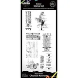 Arden Creative Studio Garden Chronicles Chronicle Remnants 4x8 Inch Clear Stamp Set (ACSCS0031)