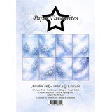 Paper Favourites Alcohol Ink Blue Sky Cascade A5 Paper Pack (PFA221)