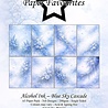 Paper Favourites Alcohol Ink Blue Sky Cascade A5 Paper Pack (PFA221)