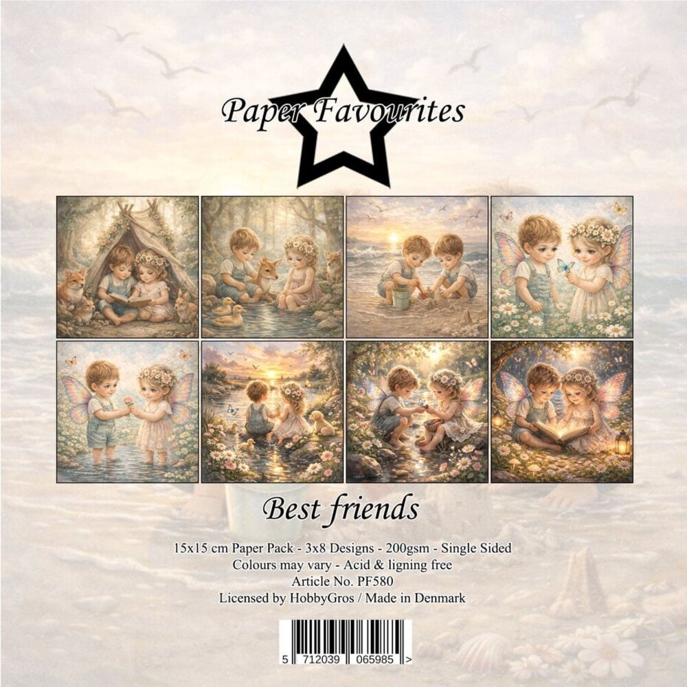 Paper Favourites Best Friends 6x6 Inch Paper Pack (PF580)