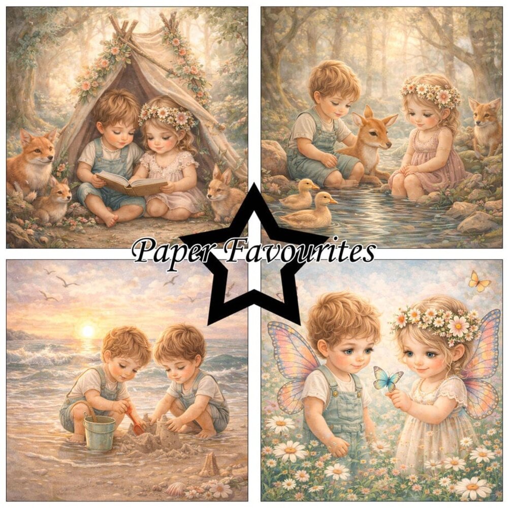 Paper Favourites Best Friends 6x6 Inch Paper Pack (PF580)