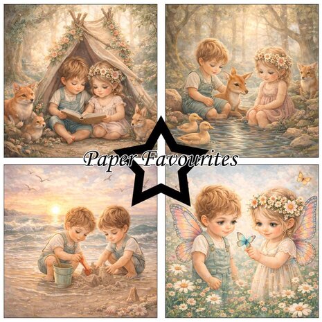 Paper Favourites Best Friends 6x6 Inch Paper Pack (PF580)