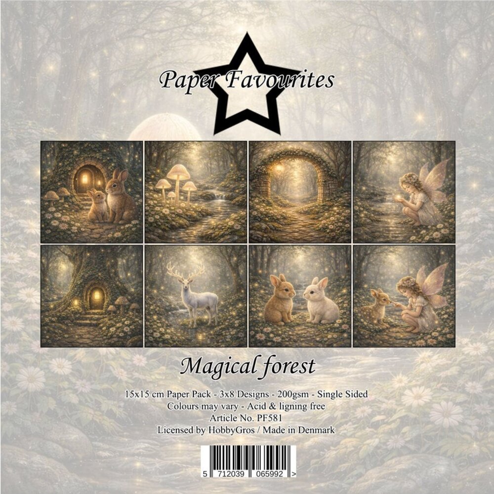 Paper Favourites Magical Forest 6x6 Inch Paper Pack (PF581)