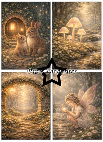 Paper Favourites Magical Forest A6 Paper Pad (PFA622)