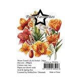 Paper Favourites Die-Cuts Warm-Toned Lily & Orchid (PFD054)