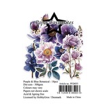 Paper Favourites Die-Cuts Purple & Blue Botanical (PFD055)