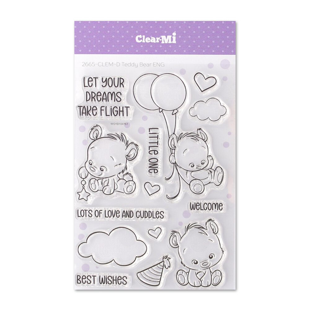 Impronte d'Autore Teddy Bear Clear Stamp (2665-CLEM-D) Impronte d'Autore Teddy Bear Clear Stamp (2665-CLEM-D)