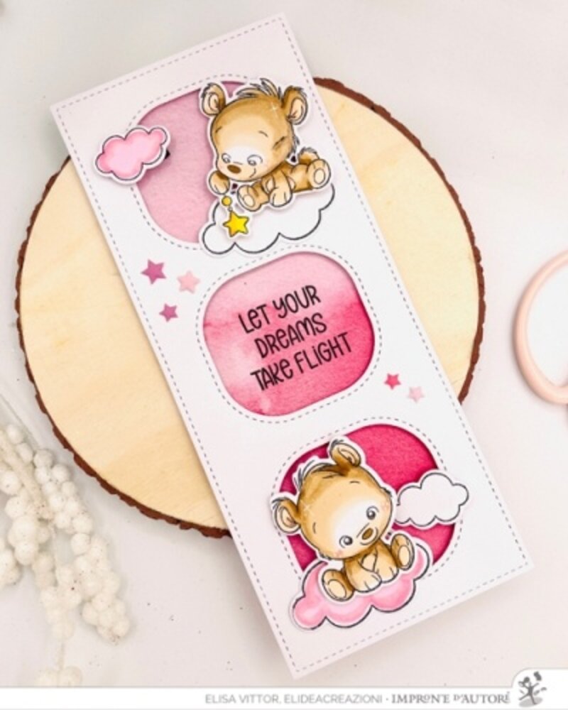 Impronte d'Autore Teddy Bear Clear Stamp (2665-CLEM-D) Impronte d'Autore Teddy Bear Clear Stamp (2665-CLEM-D)