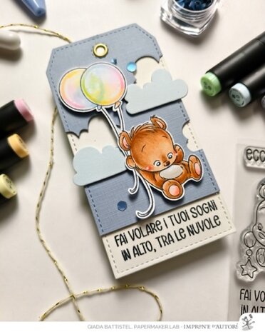 Impronte d'Autore Teddy Bear Clear Stamp (2665-CLEM-D) Impronte d'Autore Teddy Bear Clear Stamp (2665-CLEM-D)