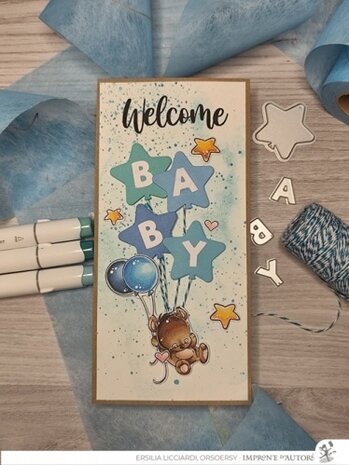 Impronte d'Autore Teddy Bear Stamp & Dies (88637-CML-D)