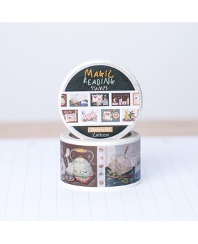 Lettoon Magic Reading Stamps Washi Tape 25mm