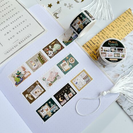 Lettoon Magic Reading Stamps Washi Tape 25mm