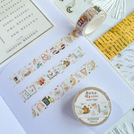 Lettoon Boho Mystic Washi Tape 15mm
