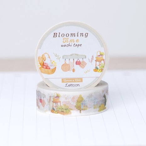 Lettoon Blooming Time Washi Tape 15mm