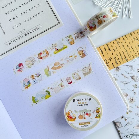 Lettoon Blooming Time Washi Tape 15mm