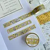Lettoon Dusty Mustard Washi Tape 15mm