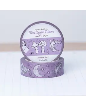 Lettoon Twilight Plum Washi Tape 15mm