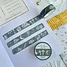 Lettoon Dusty Green Washi Tape 15mm