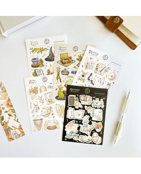 Lettoon Journal in a Magical Time Sticker Sheet