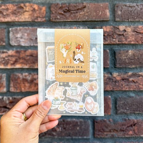 Lettoon Journal in a Magical Time Sticker Sheet
