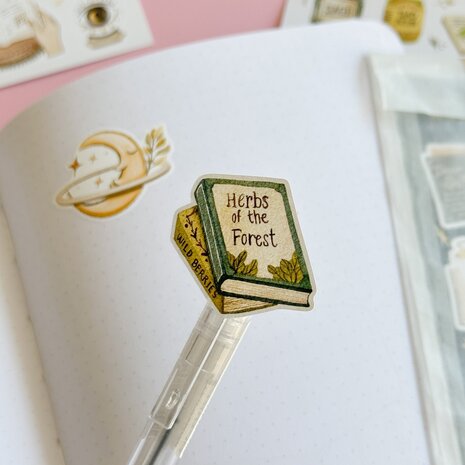 Lettoon Journal in a Magical Time Sticker Sheet