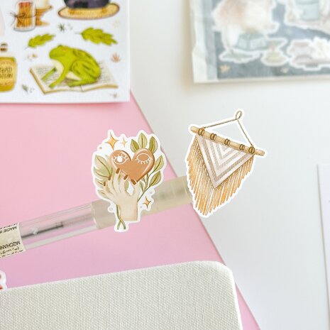 Lettoon Journal in a Magical Time Sticker Sheet