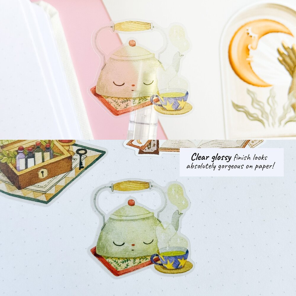 Lettoon Journal in a Magical Time Sticker Sheet