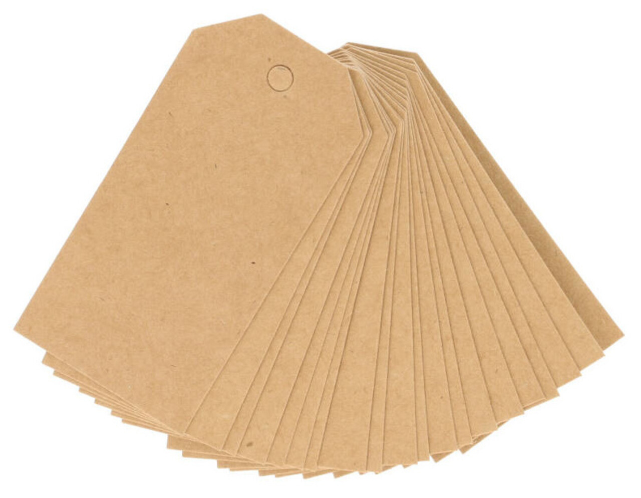 Make by Me! Kraft Labels 20 Stuk 4x8 cm (CL.159)