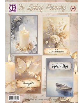 Creatief Art Card Kit In Loving Memory (RE2530-0197)