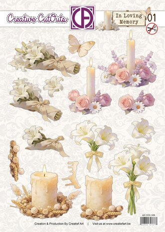 Creatief Art In Loving Memory 01 Stansvel (CCO-045)