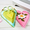 Sizzix PRE-ORDER Eileen Hull Framelits Die Set Stitched Hearts (666813)